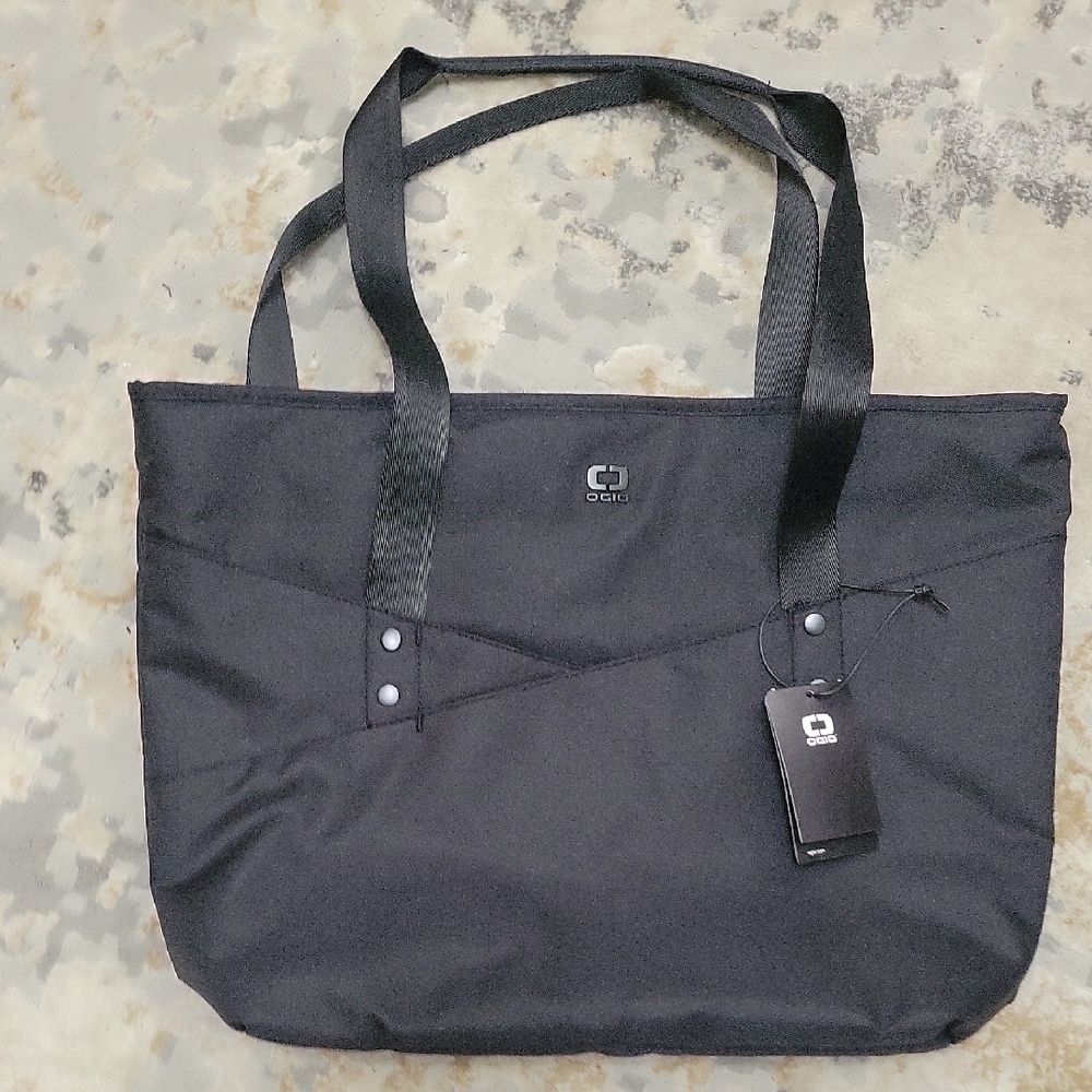 OGIO DOWNTOWN Black Laptop Tote Bag
